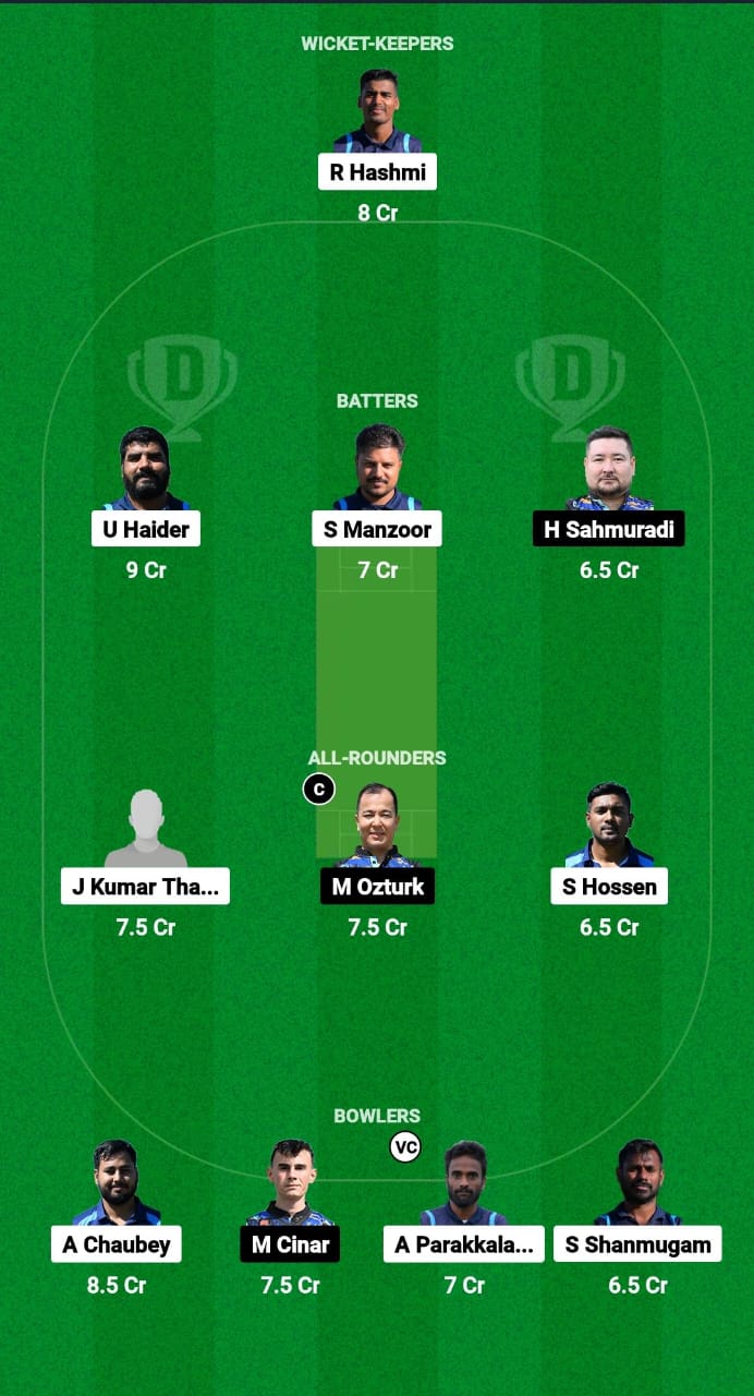 ZAS vs AFK Dream11 Prediction Fantasy Cricket Tips Dream11 Team ECS T10 Croatia 2024 