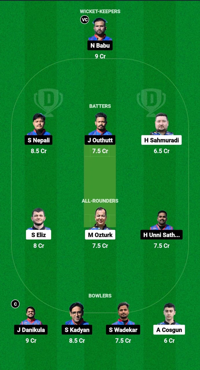 AFK vs ZA Dream11 Prediction Fantasy Cricket Tips Dream11 Team ECS T10 Croatia 2024 