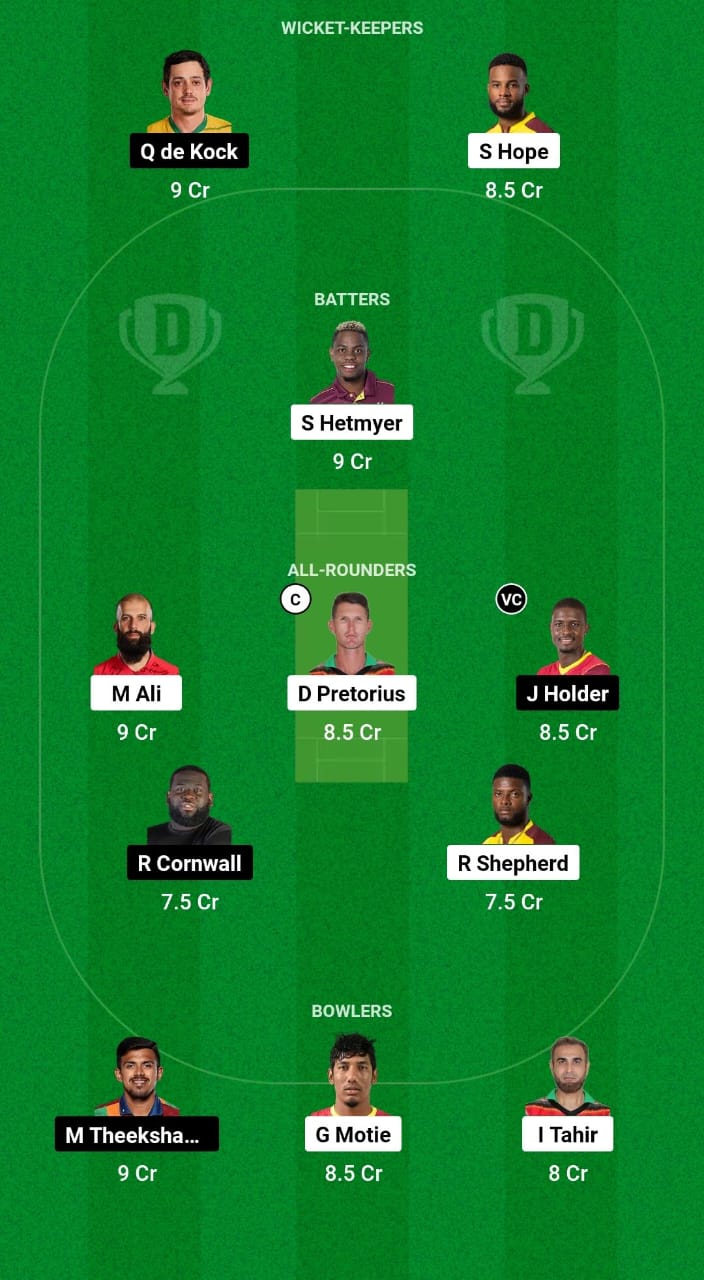 1000477929 GUY vs BR Dream11 Prediction Fantasy Cricket Tips Dream11 Team CPL 2024
