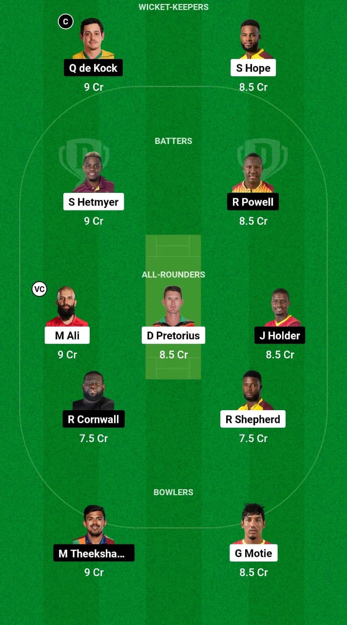 1000477933 GUY vs BR Dream11 Prediction Fantasy Cricket Tips Dream11 Team CPL 2024