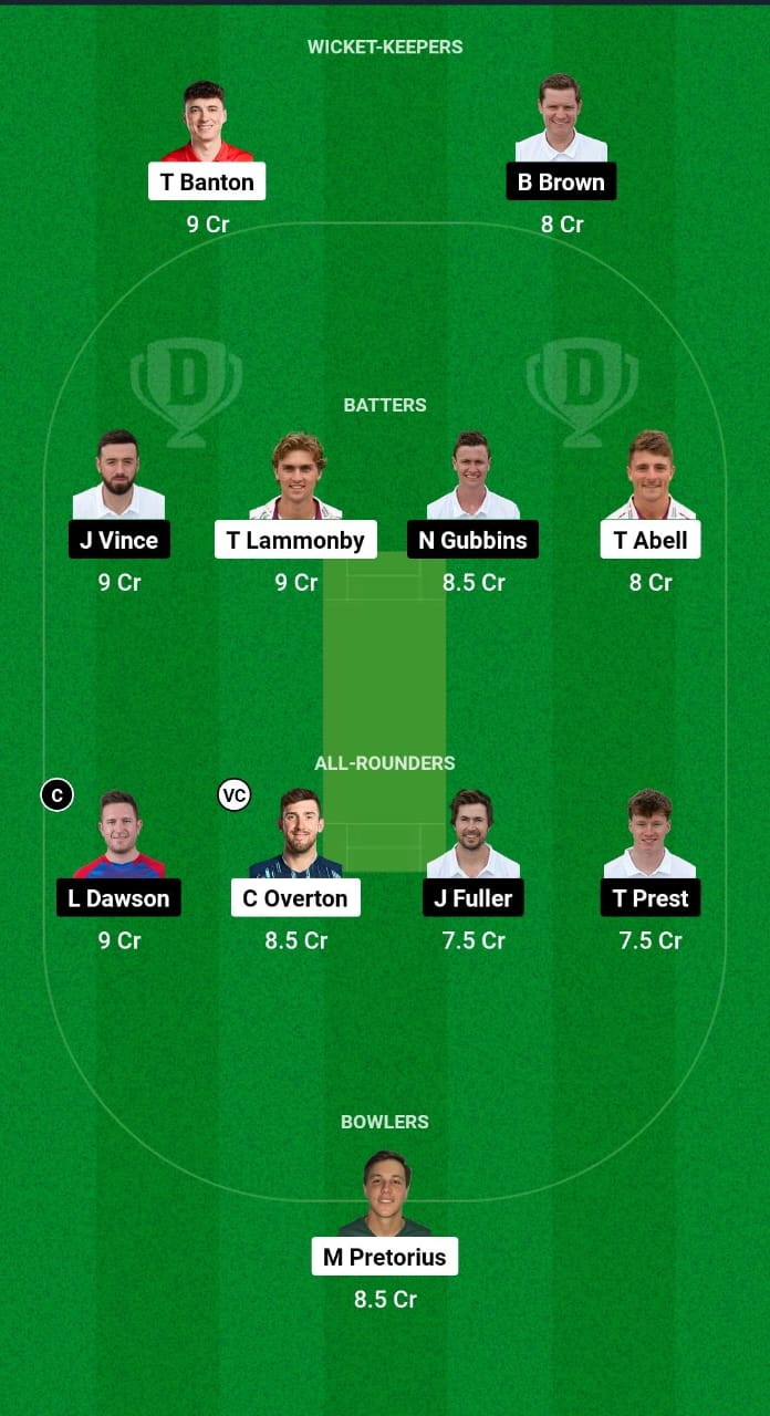 1000478777 SOM vs HAM Dream11 Prediction Fantasy Cricket Tips Dream11 Team English County Championship 2024