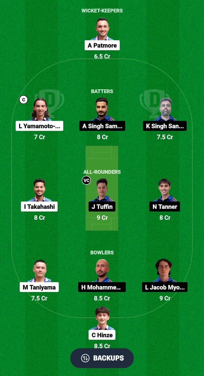 1000483894 JPN vs PHI Dream11 Prediction Fantasy Cricket Tips Dream11 Team ICC Men's T20 WC EAP Sub-Regional Qualifier B 2024