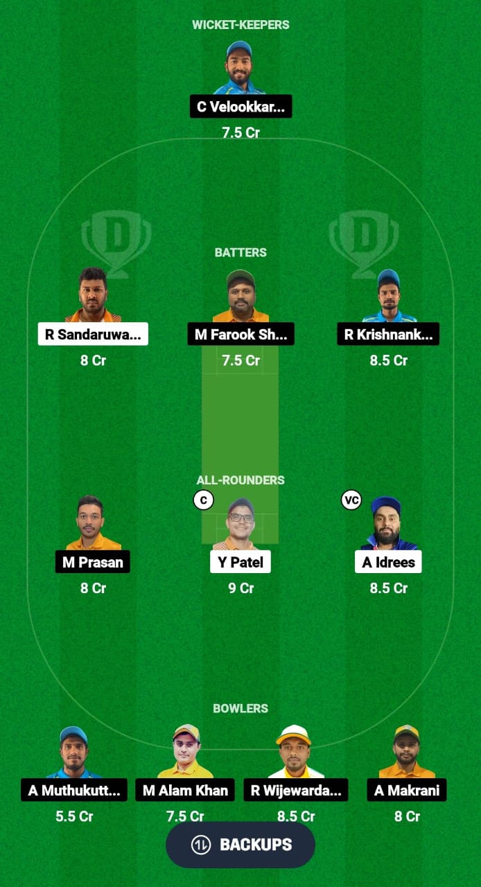 KS vs NCMI Dream11 Prediction Fantasy Cricket Tips Dream11 Team Kuwait Elite T20 Cup 2024 