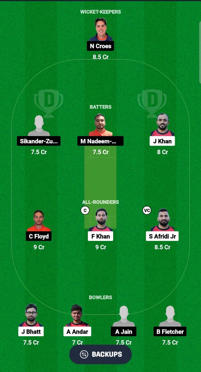 1000495957 GER vs NED-XI Dream11 Prediction Fantasy Cricket Tips Dream11 Team Dream11 ECC T10 2024