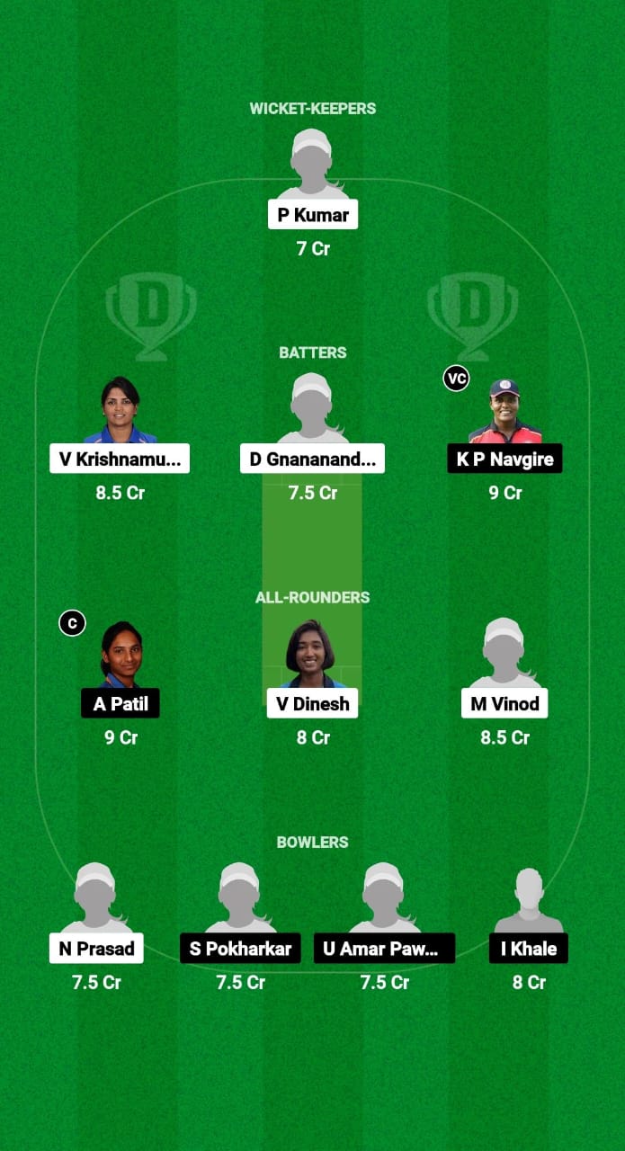 1000505265 KAR-W vs MAH-W Dream11 Prediction Fantasy Cricket Tips Dream11 Team Indian Domestic Women's T20 Trophy 2024