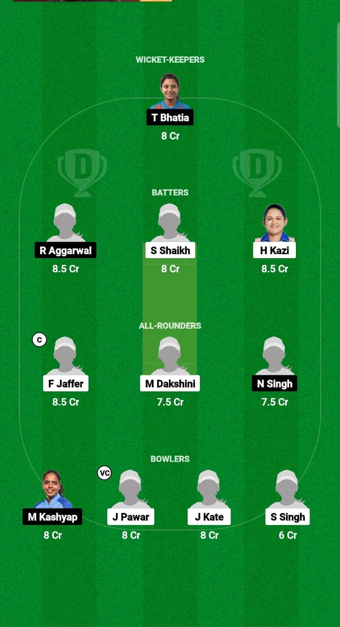 MUM-W vs PUN-W Dream11 Prediction Fantasy Cricket Tips Dream11 Team Indian Domestic Women's T20 Trophy 2024 