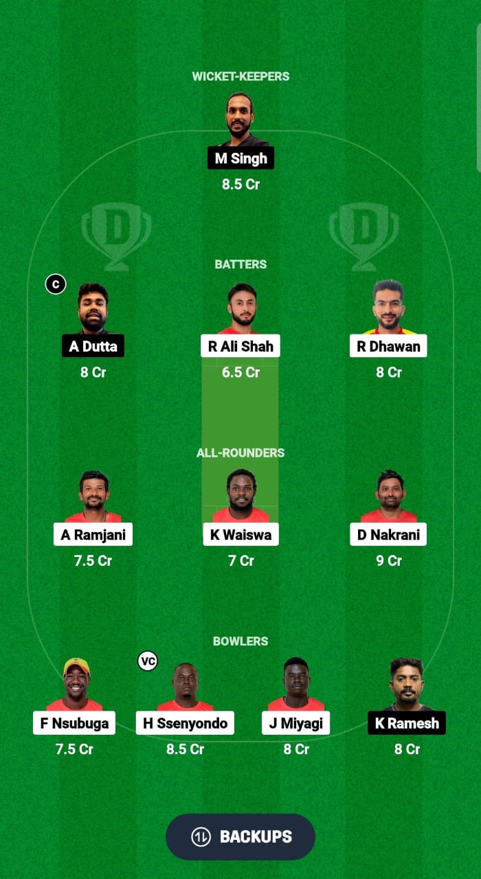 1000513200 UGA vs SIN Dream11 Prediction Fantasy Cricket Tips Dream11 Team ICC CWC ODI Challenge League B 2024