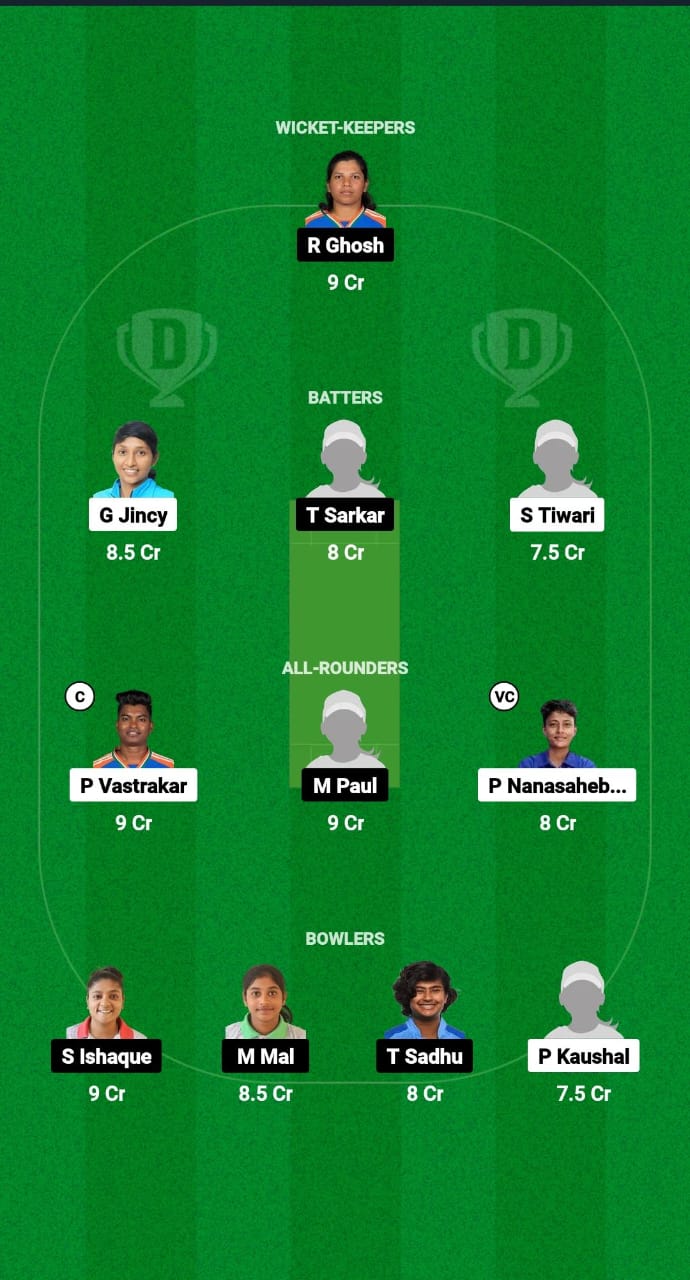 1000514952 MP-W vs BEN-W Dream11 Prediction Fantasy Cricket Tips Dream11 Team Indian Domestic Women's T20 Trophy 2024