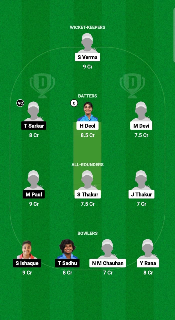1000516924 HIM-W vs BEN-W Dream11 Prediction Fantasy Cricket Tips Dream11 Team Indian Domestic Women's T20 Trophy 2024
