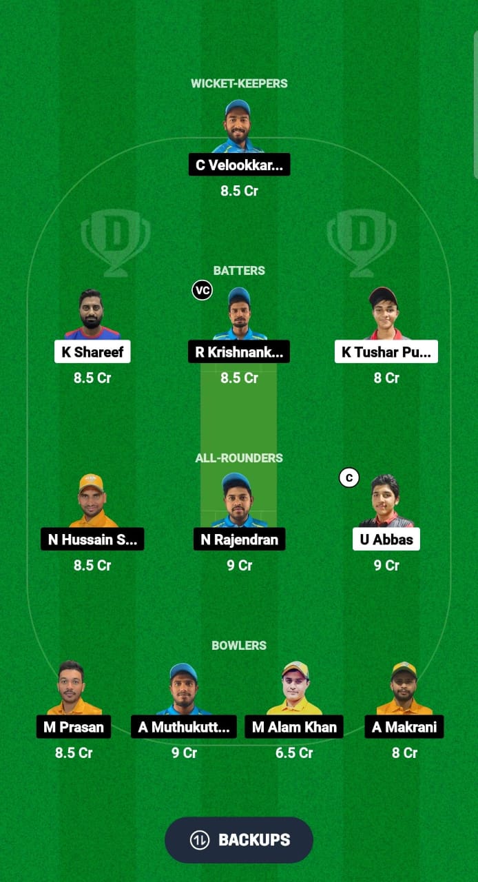1000521579 KMS vs NCMI Dream11 Prediction Fantasy Cricket Tips Dream11 Team KCC T20 Elite Championship 2024