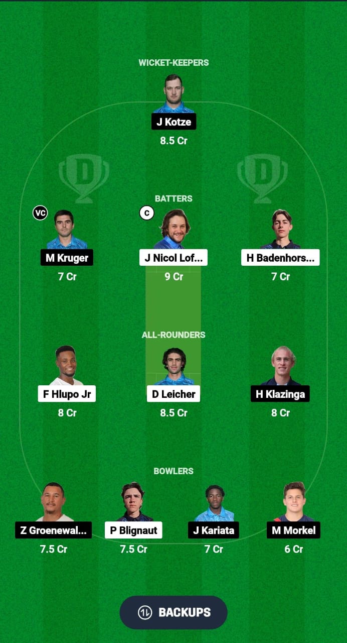 1000525737 GWJ vs FRE Dream11 Prediction Fantasy Cricket Tips Dream11 Team Namibia Castle Lite T20 Franchise 2024