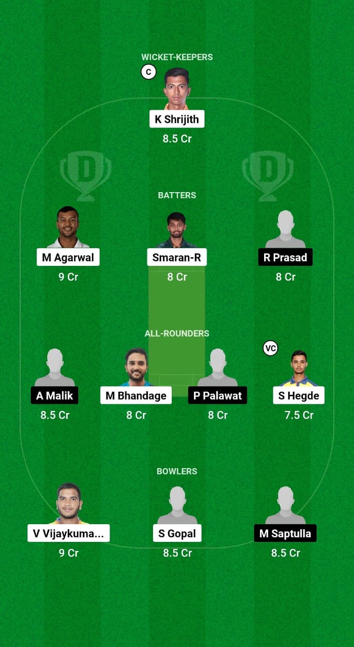 1000531779 KAR vs SIK Dream11 Prediction Fantasy Cricket Tips Dream11 Team Indian Domestic T20 Trophy 2024