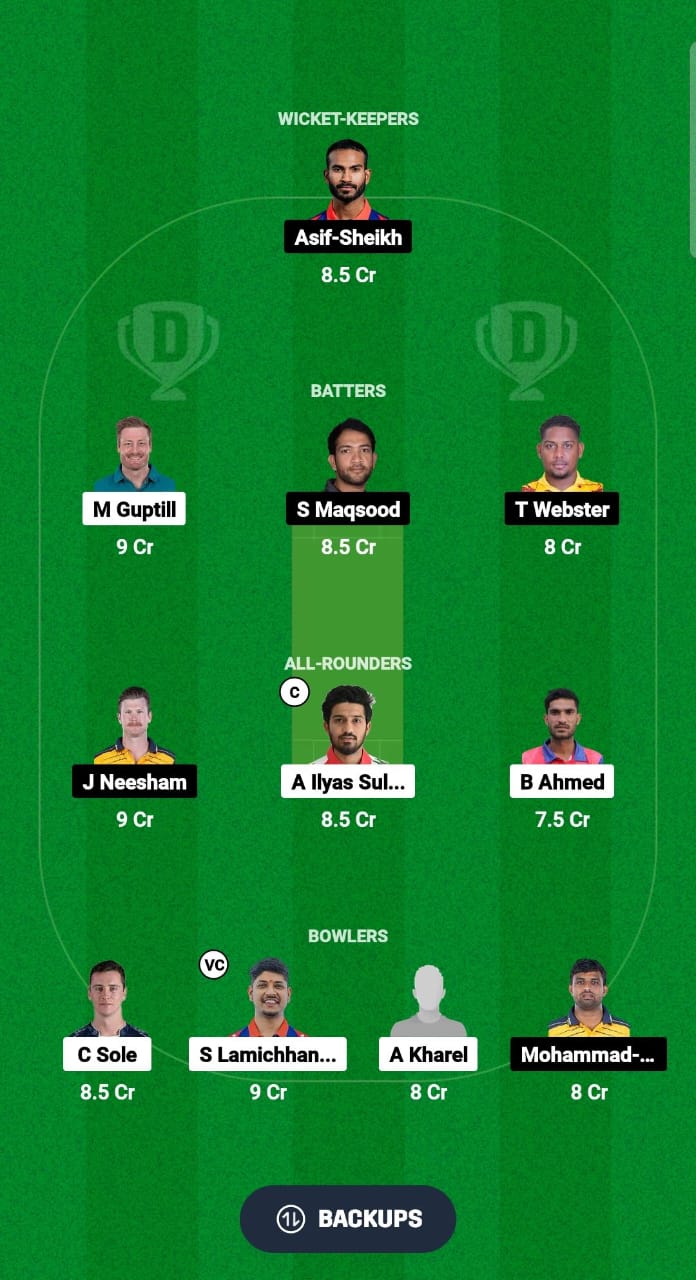 BK vs JKB Dream11 Prediction Fantasy Cricket Tips Dream11 Team Nepal Premier League T20 2024 