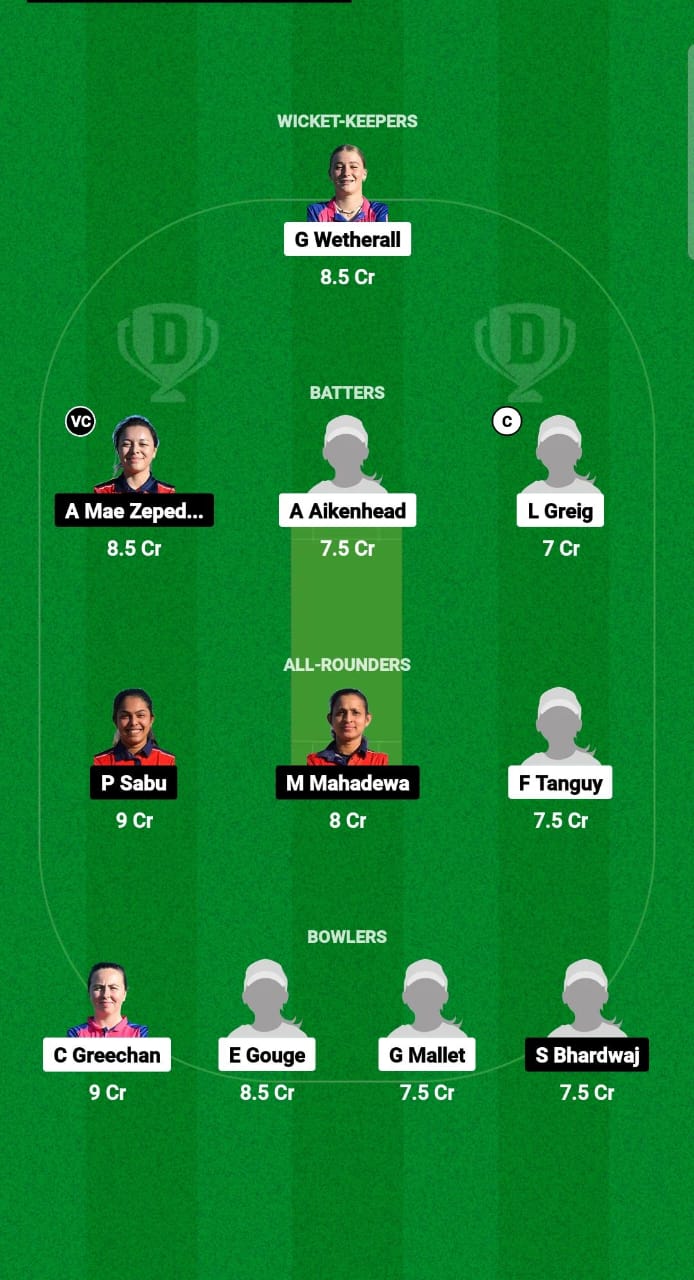 JER-W vs AUT-W Dream11 Prediction Fantasy Cricket Tips Dream11 Team ECC Women T10 2024 