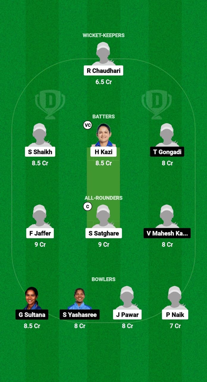 MUM-W vs HYD-W Dream11 Prediction Fantasy Cricket Tips Dream11 Team Womens Senior One Day Trophy 2024 