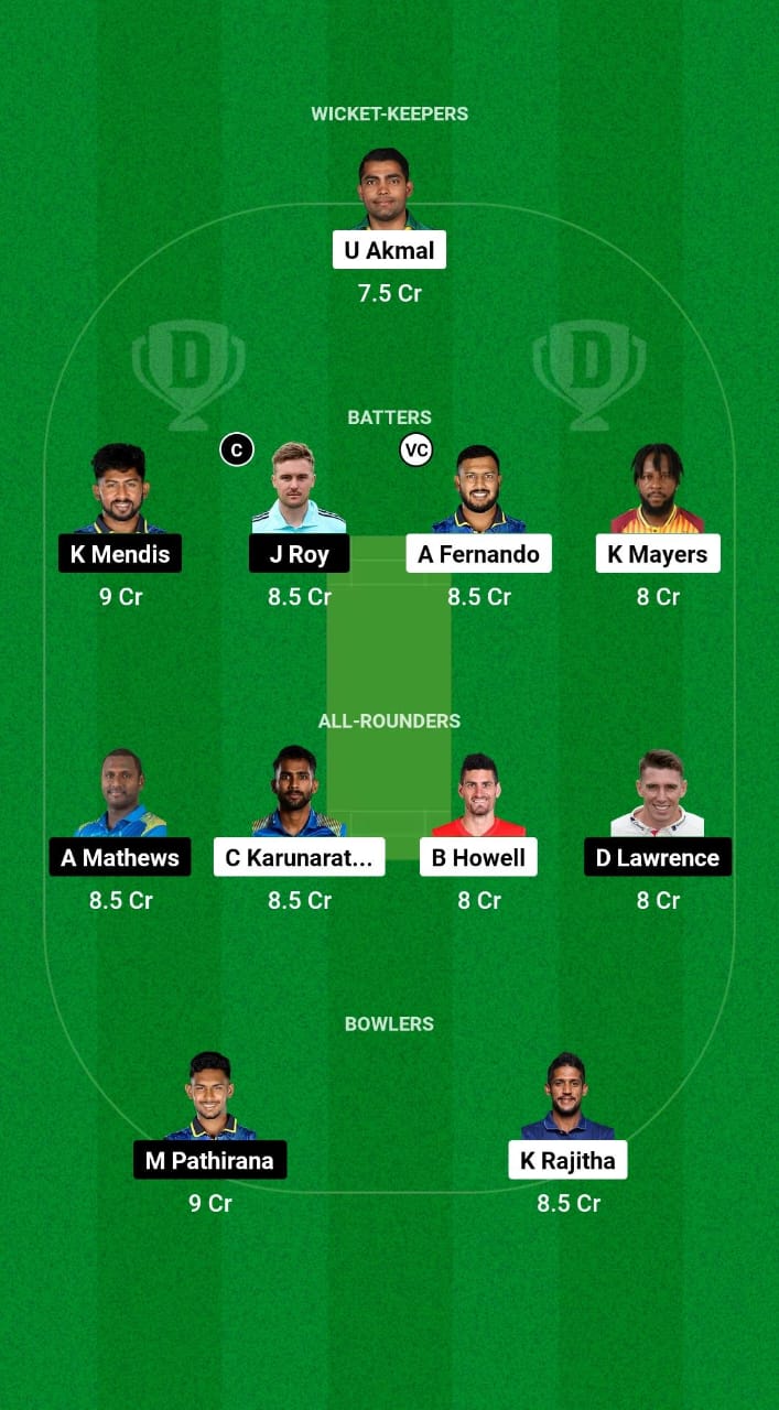 NEK vs CJ Dream11 Prediction Fantasy Cricket Tips Dream11 Team Lanka T10 Super League 2024 