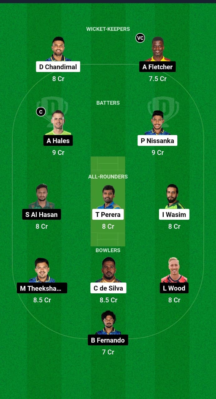 KB vs GM Dream11 Prediction Fantasy Cricket Tips Dream11 Team Lanka T10 Super League 2024 