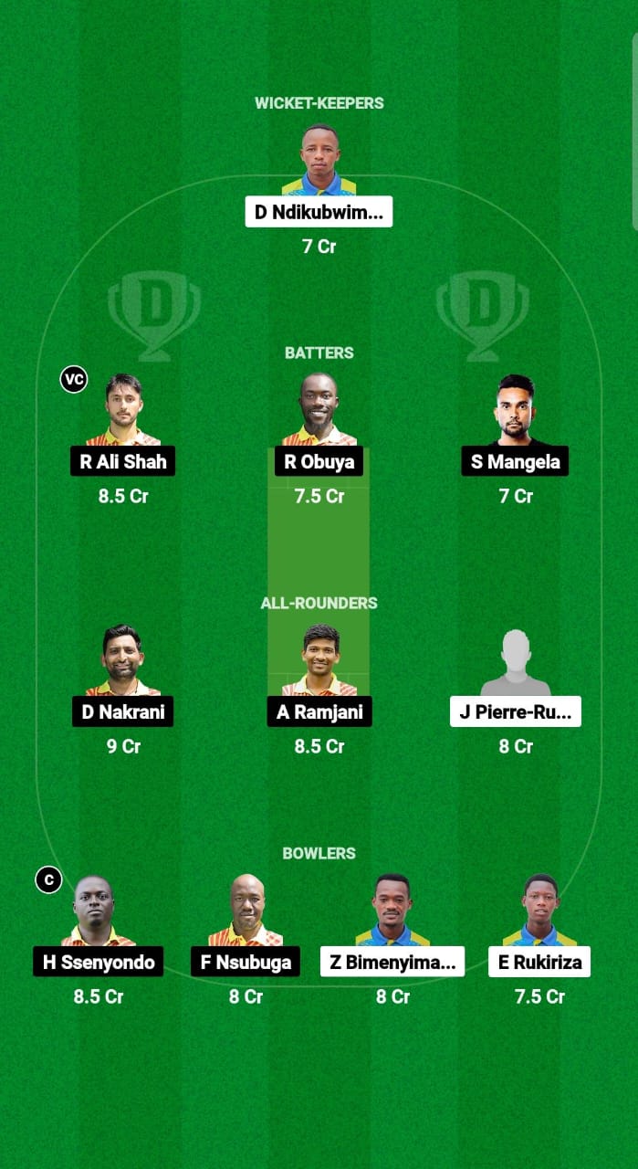 RWA vs UGA Dream11 Prediction Fantasy Cricket Tips Dream11 Team Africa Continent Cup T20I 2024 