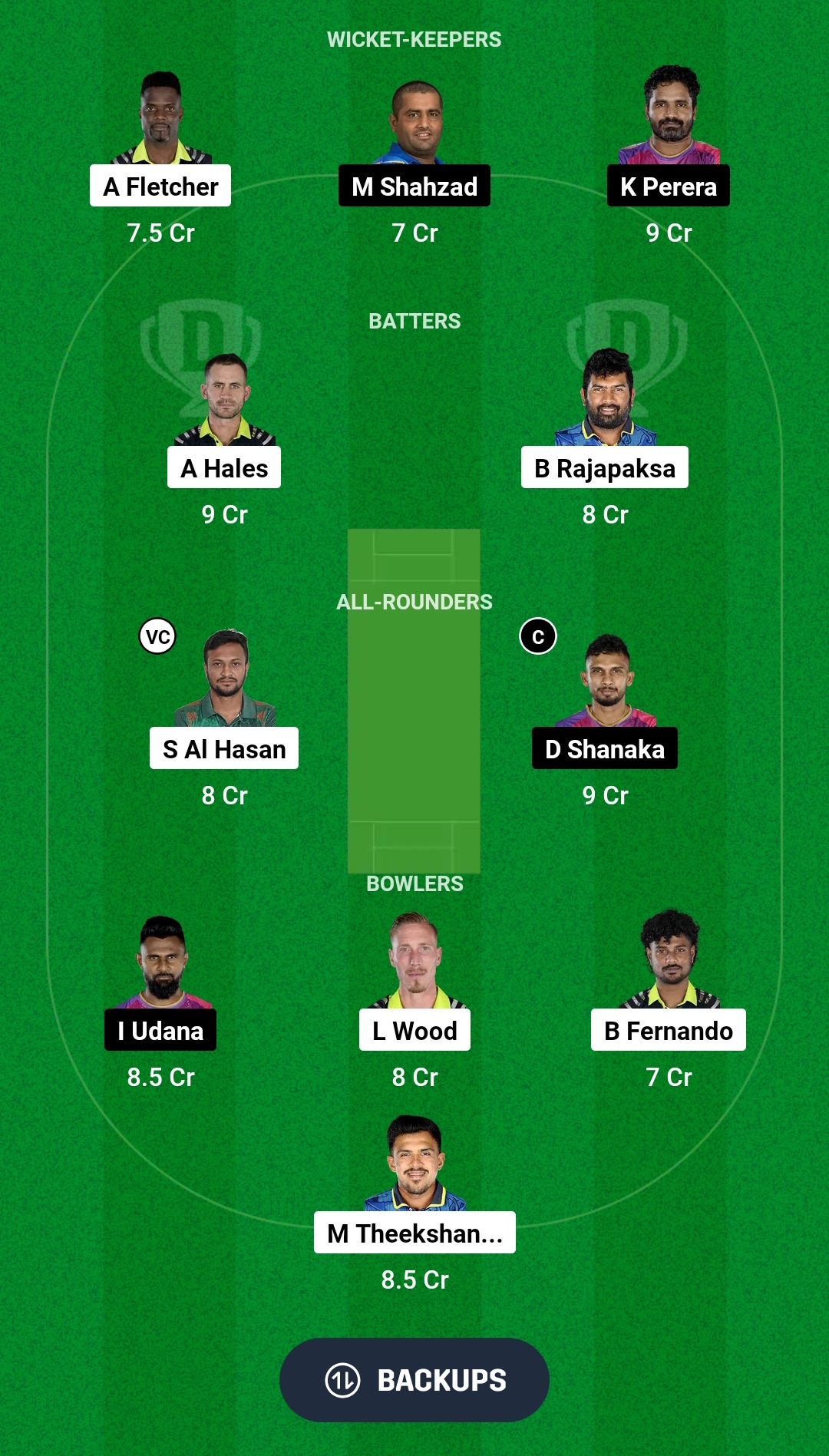 GM vs HBT Dream11 Prediction Fantasy Cricket Tips Dream11 Team Lanka T10 Super League 2024 