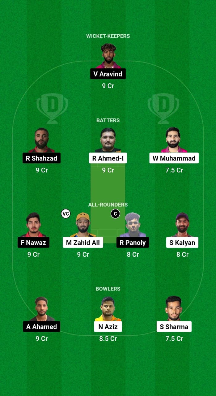 1000550592 FUJ vs DUB Dream11 Prediction Fantasy Cricket Tips Dream11 Team Emirates D10 2024