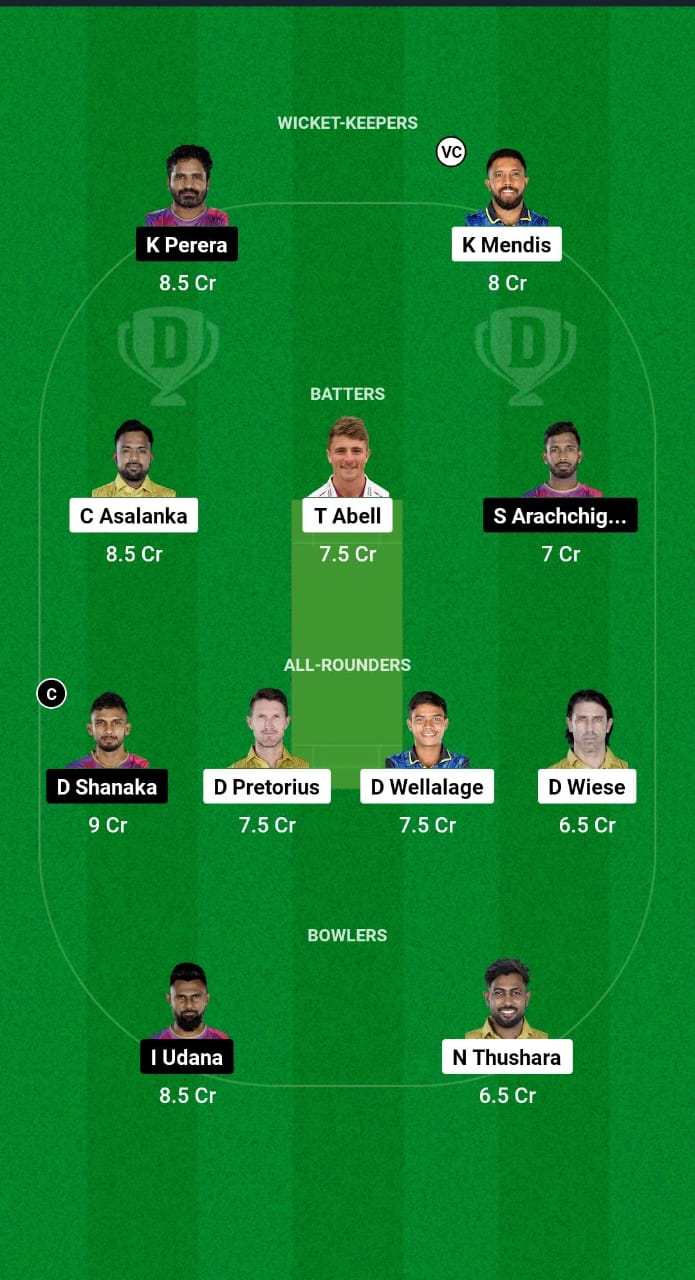 JT vs HBT Dream11 Prediction Fantasy Cricket Tips Dream11 Team Lanka T10 Super League 2024 