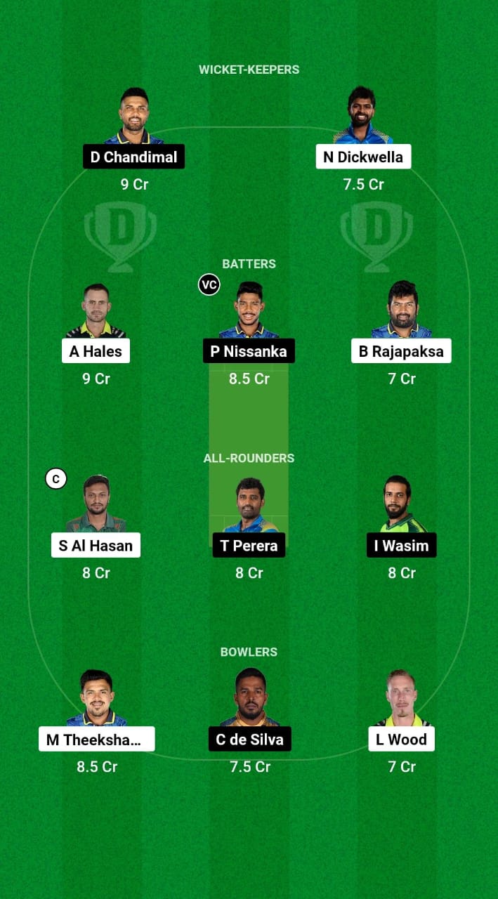 GM vs KB Dream11 Prediction Fantasy Cricket Tips Dream11 Team Lanka T10 Super League 2024 