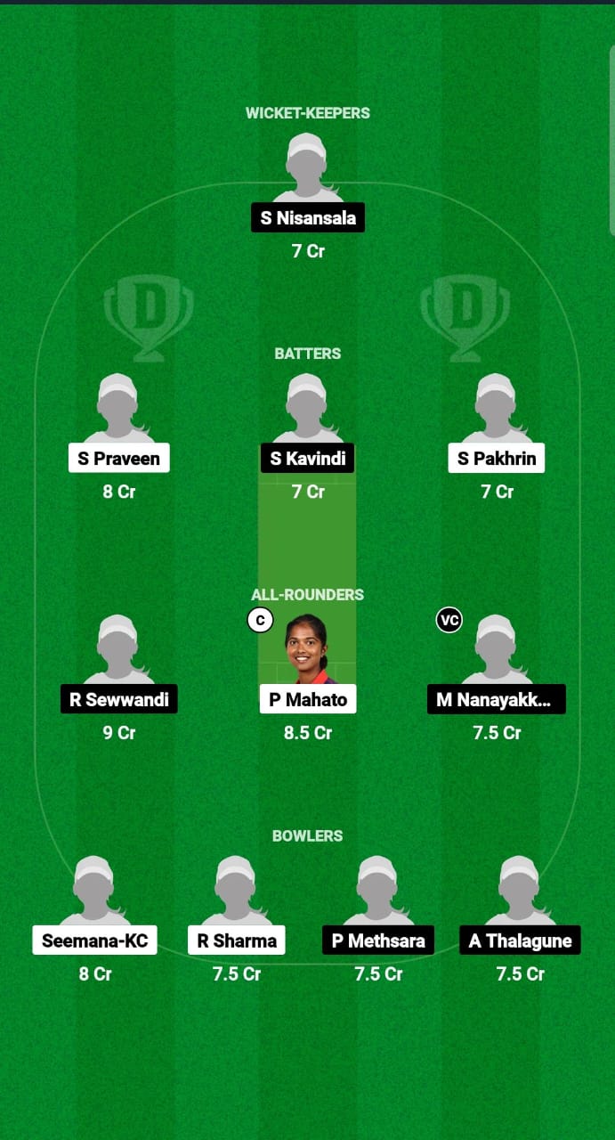 NEP-WU19 vs SL-WU19 Dream11 Prediction Fantasy Cricket Tips Dream11 Team Women's U19 Asia Cup T20I 2024 