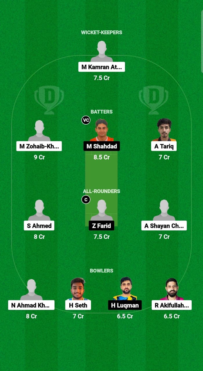 EMB vs EMR Dream11 Prediction Fantasy Cricket Tips Dream11 Team Emirates D10 2024 