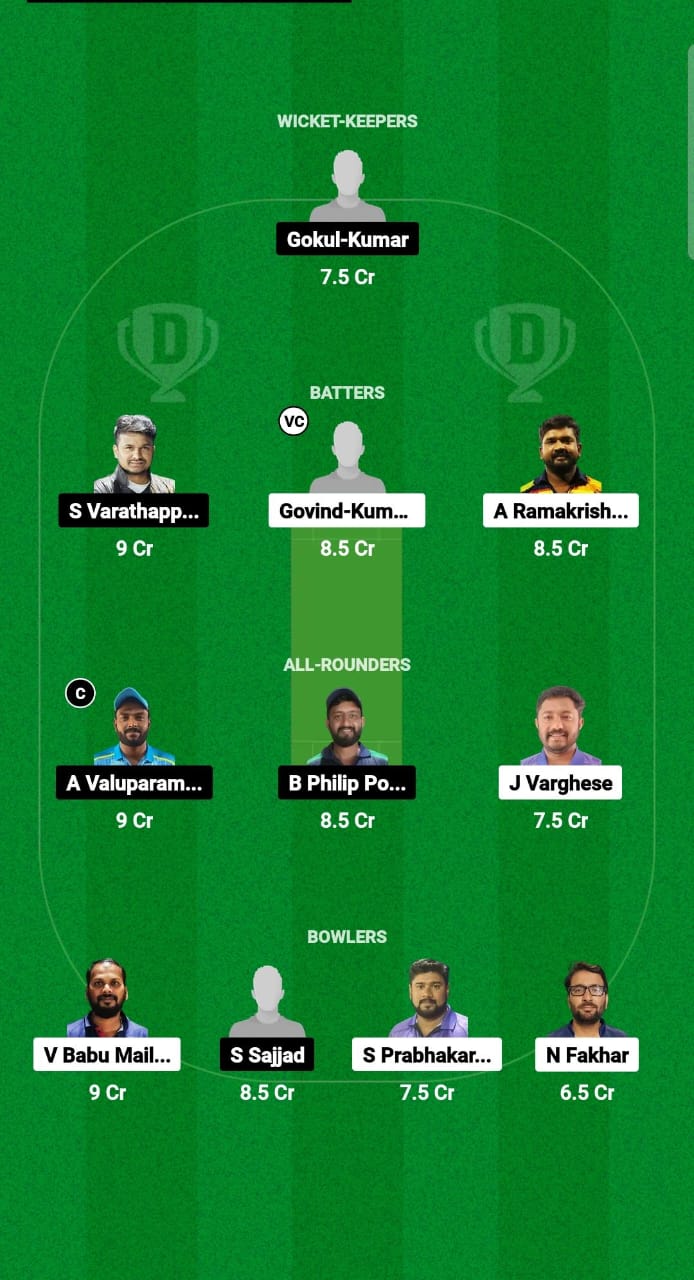 COH vs KRM Dream11 Prediction Fantasy Cricket Tips Dream11 Team Kuwait T20 Challengers Trophy 2024 