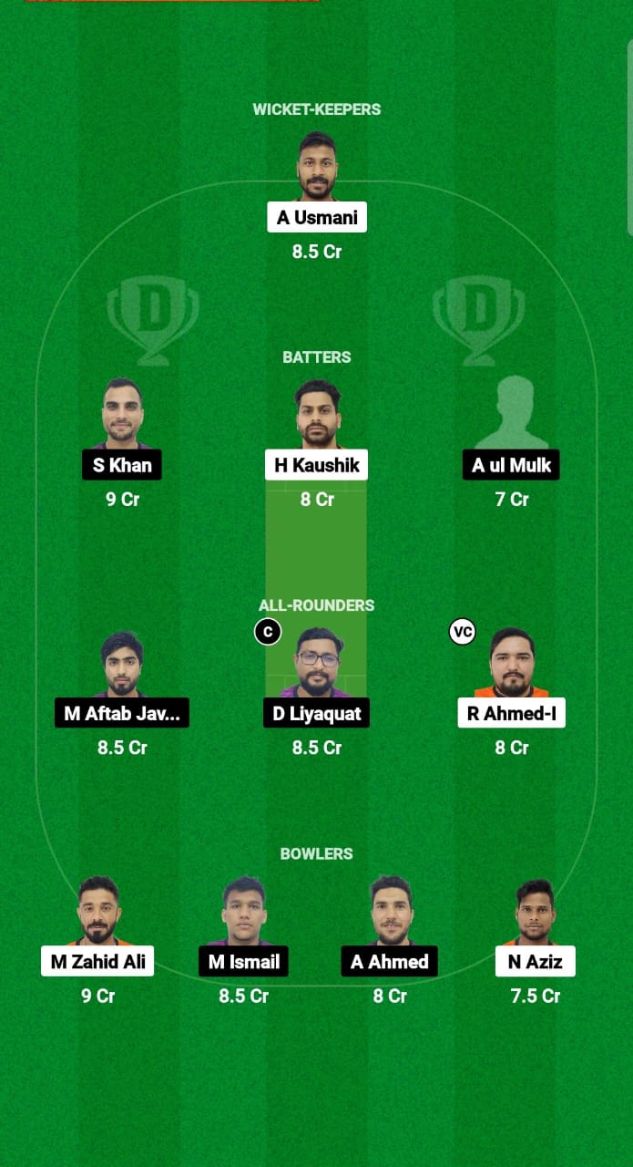 FUJ vs AJM Dream11 Prediction Fantasy Cricket Tips Dream11 Team Emirates D10 2024 