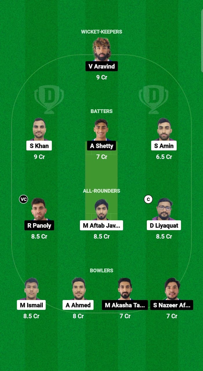 AJM vs DUB Dream11 Prediction Fantasy Cricket Tips Dream11 Team Emirates D10 2024 