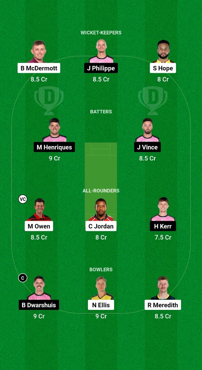 HEA vs STA Dream11 Prediction Fantasy Cricket Tips Dream11 Team BBL 2024 