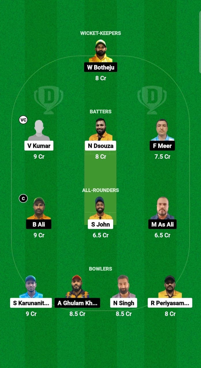 AEC vs KWM Dream11 Prediction Fantasy Cricket Tips Dream11 Team Kuwait T20 Challengers Trophy