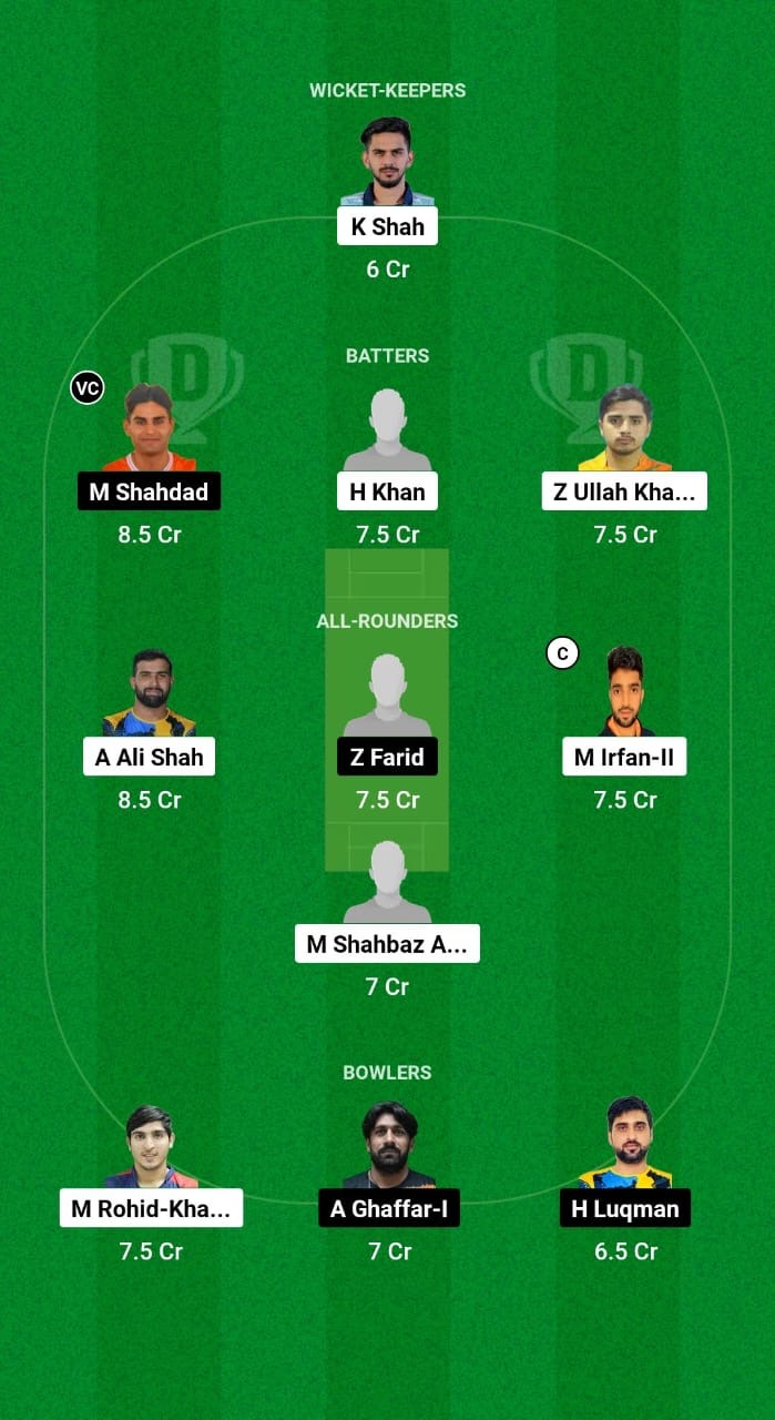 SHA vs EMR Dream11 Prediction Fantasy Cricket Tips Dream11 Team Emirates D10