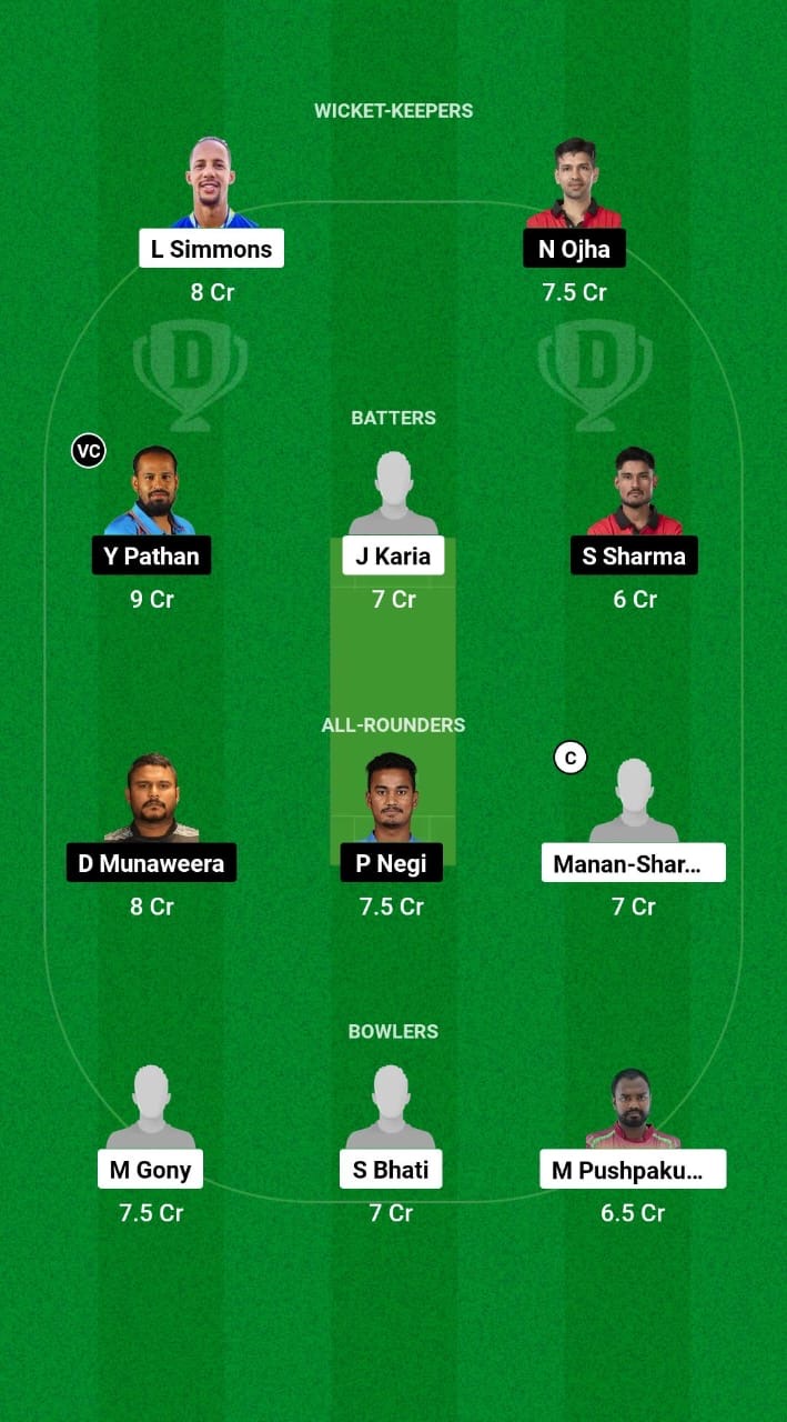 MM vs MPT Dream11 Prediction Fantasy Cricket Tips Dream11 Team Big Cricket League T20