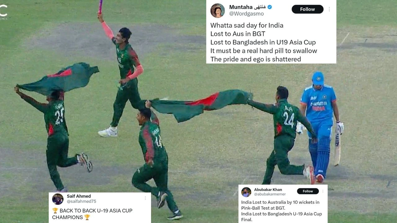 Bangladesh Beat India U19 In Asia Cup Final