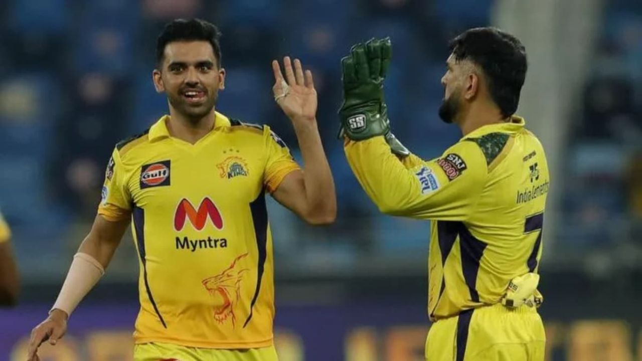 Deepak Chahar MS Dhoni