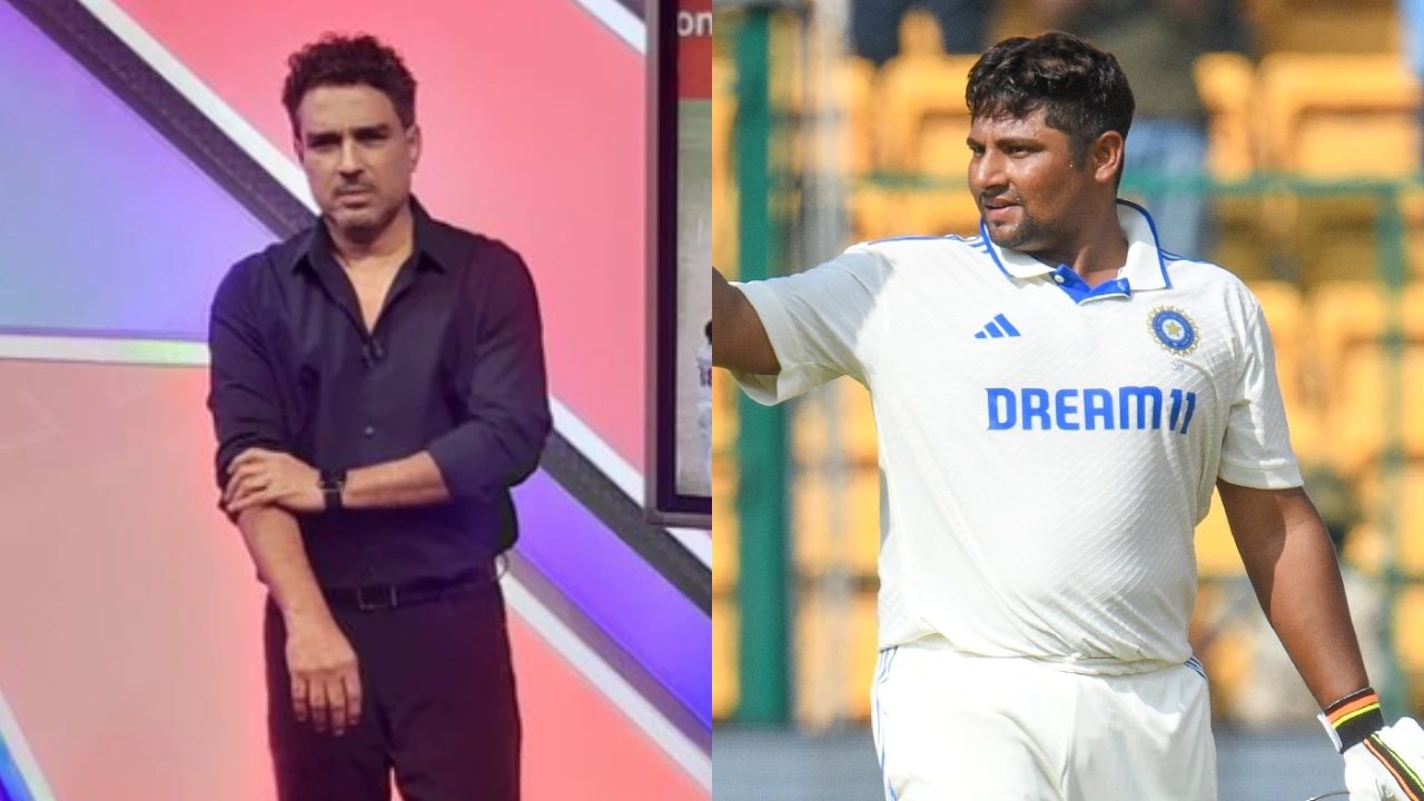 Sanjay Manjrekar and Sarfaraz Khan