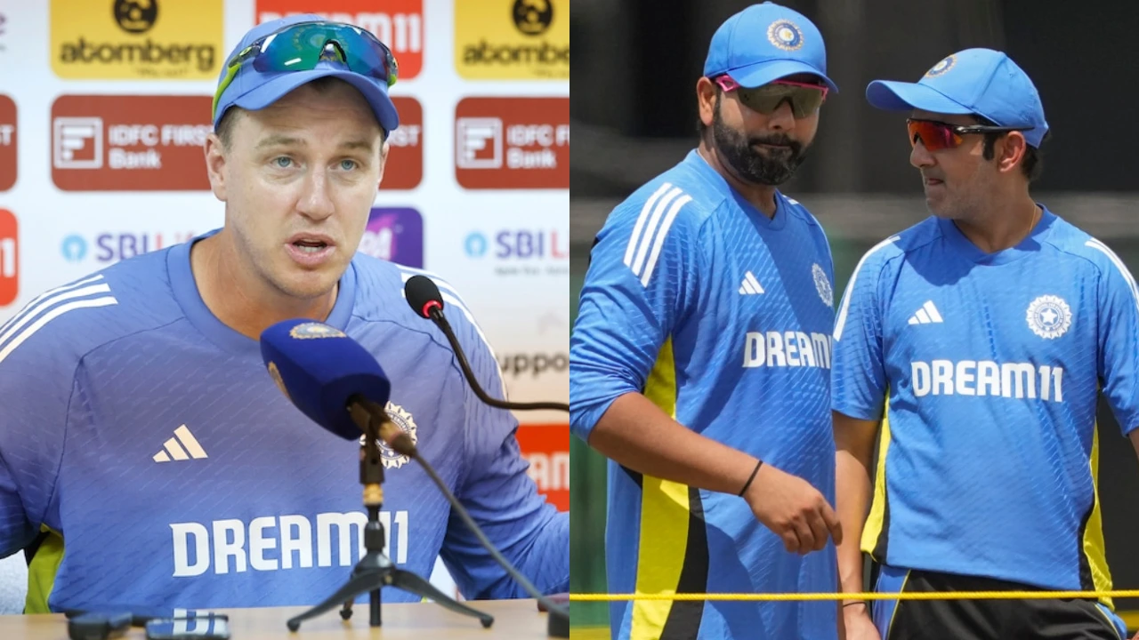 Morne Morkel, Rohit Sharma and Gautam Gambhir