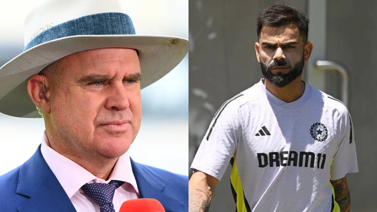 Matthew Hayden and Virat Kohli