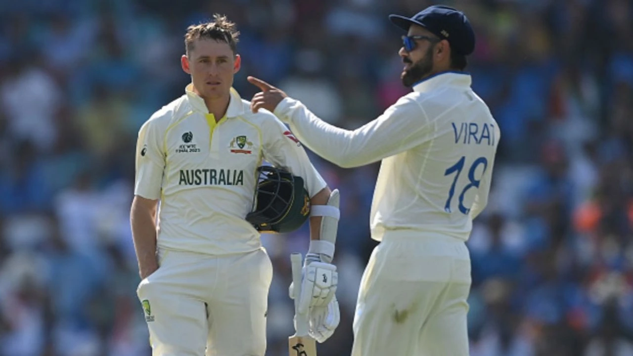 Marnus Labuschagne and Virat Kohli