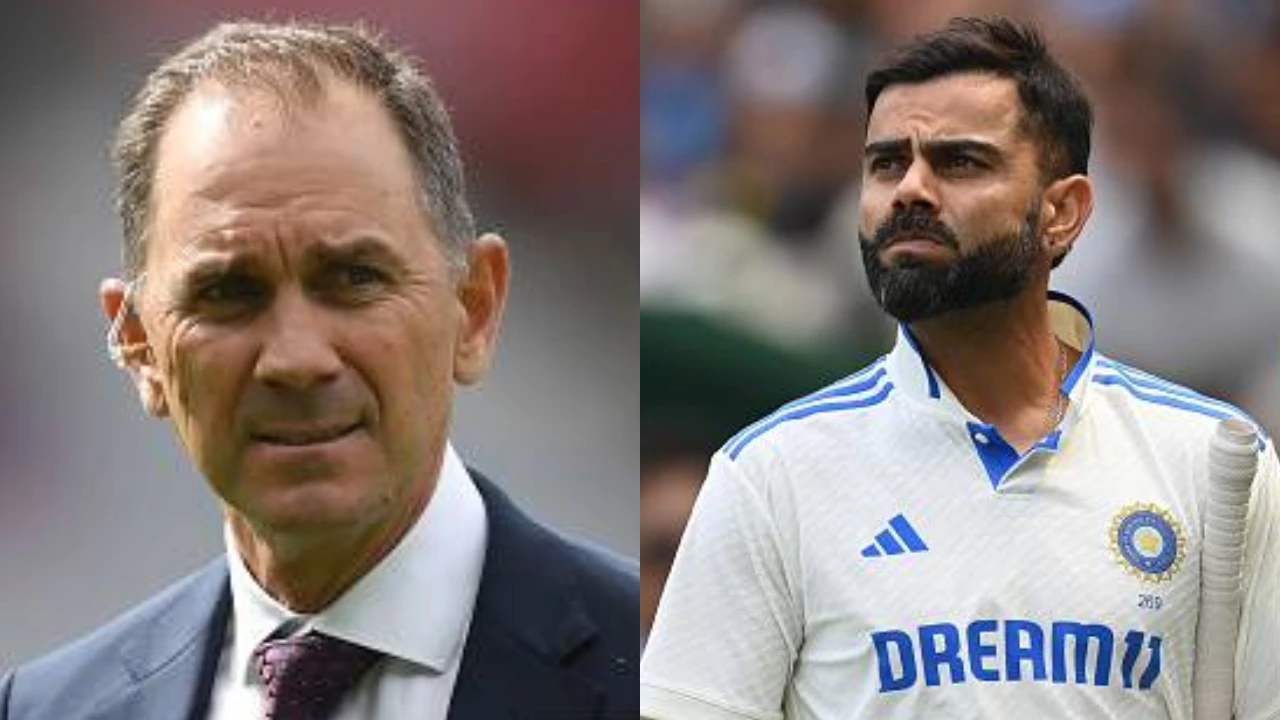 Justin Langer and Virat Kohli