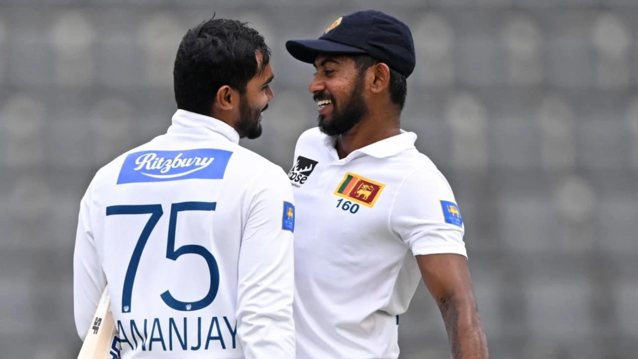 Dhananjaya de Silva and Kamindu Mendis, SL vs AUS