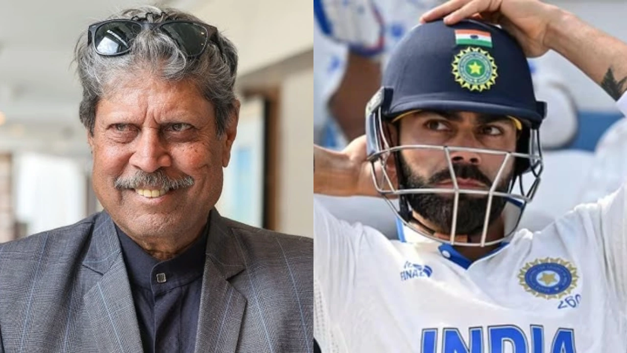 Kapil Dev and Virat Kohli