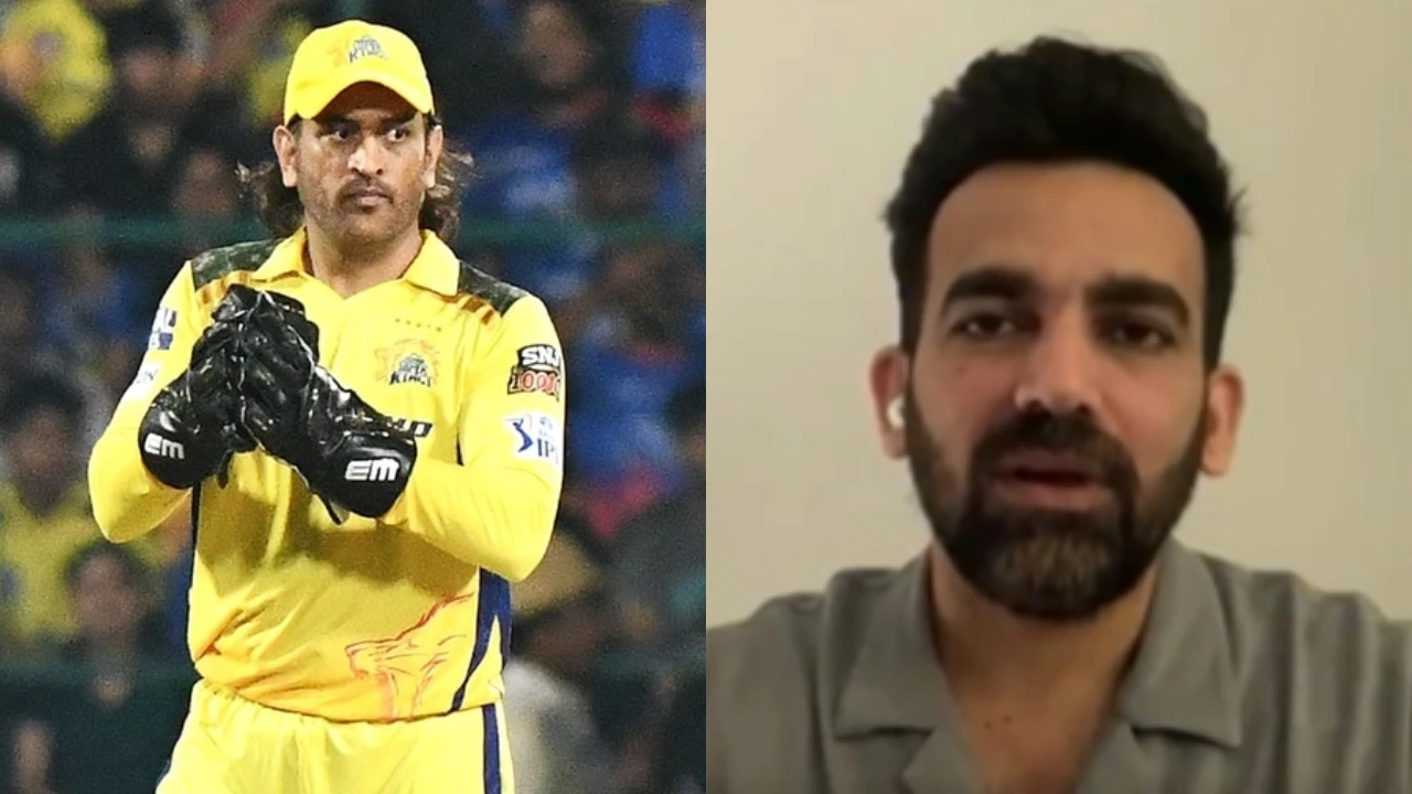 MS Dhoni and Zaheer Khan