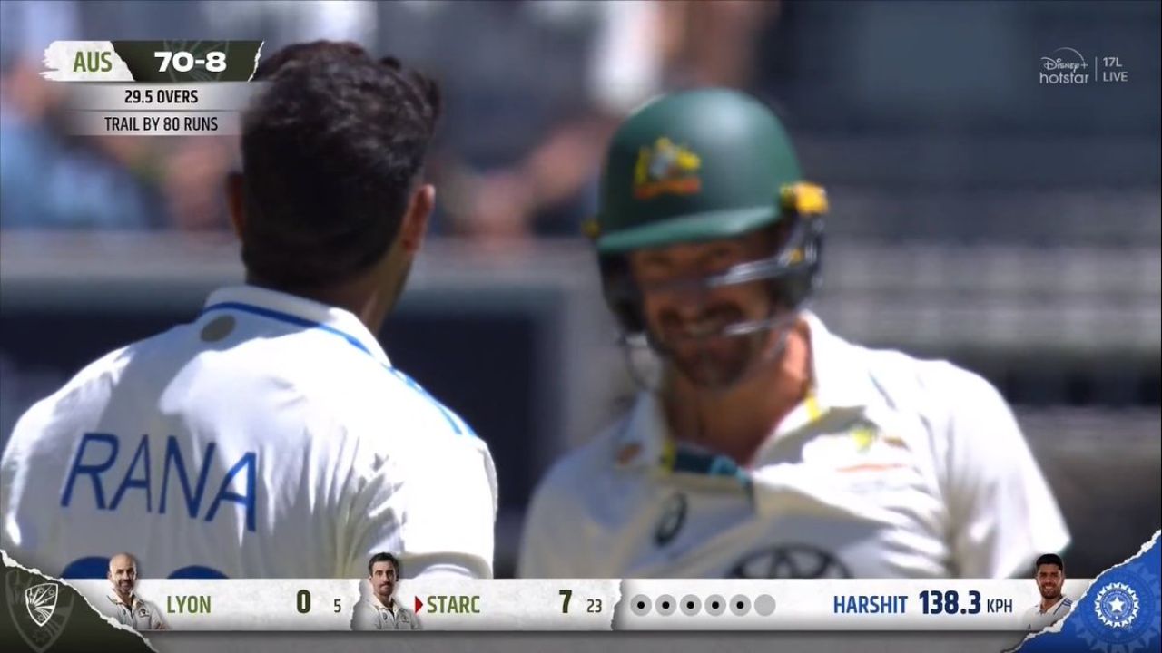 Harshit Rana Mitchell Starc