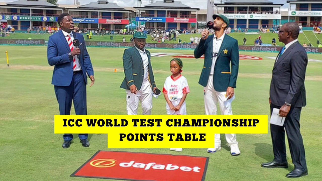 WTC, ICC World Test Championship Points Table After South Africa Vs Pakistan