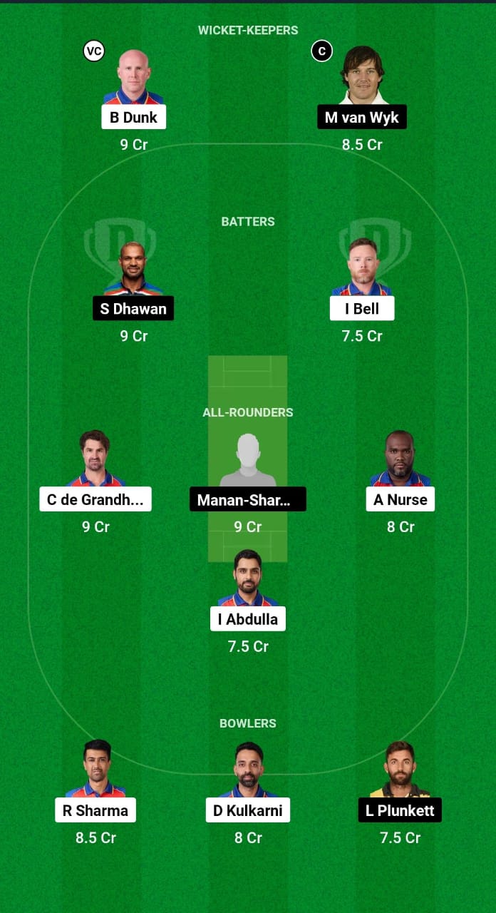 IMG 20241007 WA0012 IC vs GJG Dream11 Prediction Fantasy Cricket Tips Dream11 Team Legends League T20