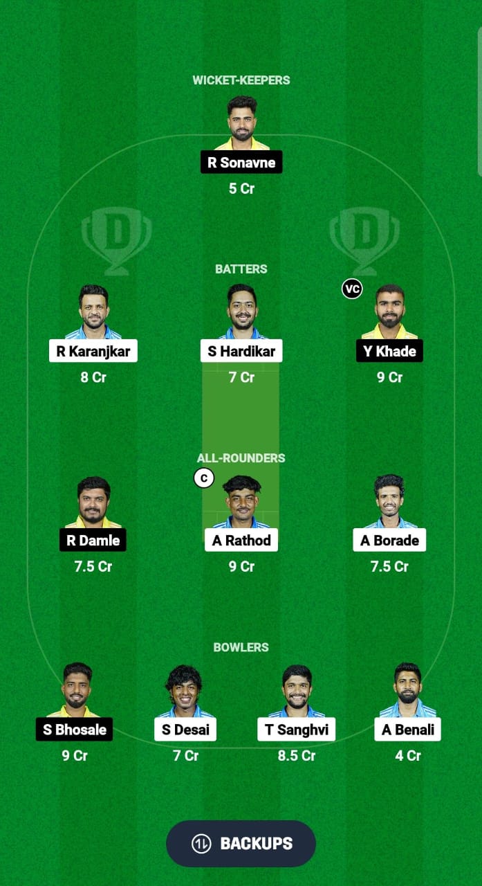 SCC vs NOK Dream11 Prediction Fantasy Cricket Tips Dream11 Team Pune T20 Olympia Trophy