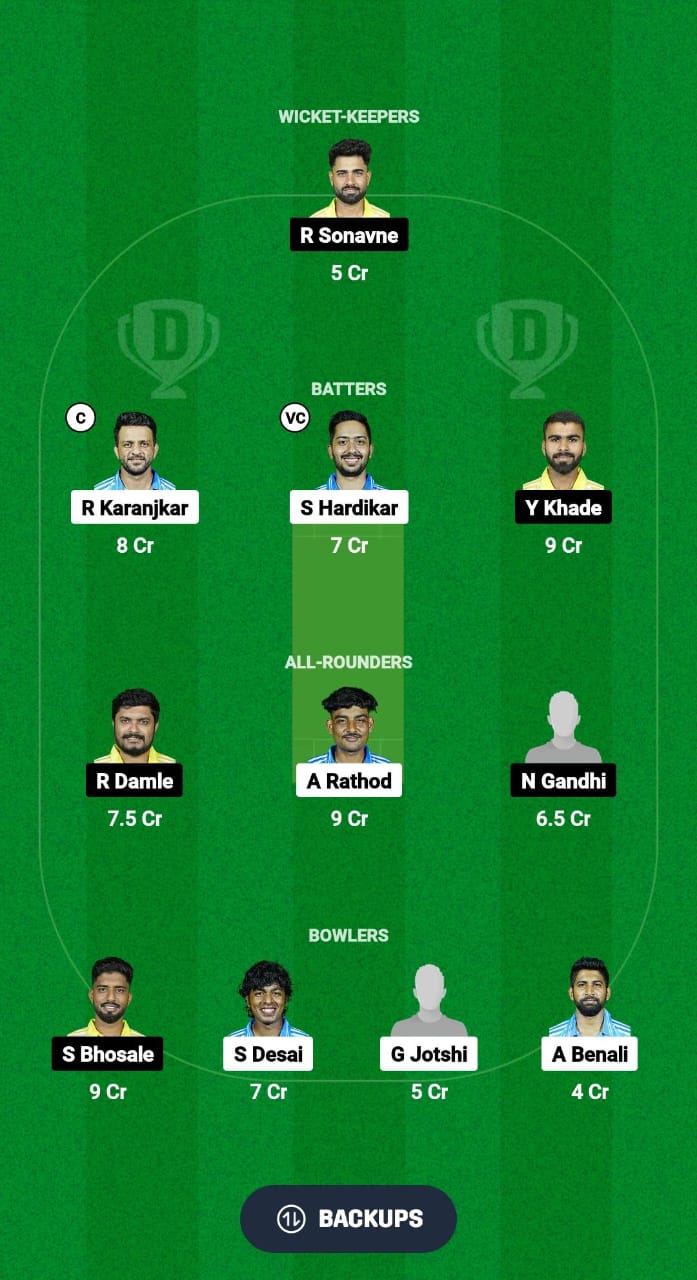 SCC vs NOK Dream11 Prediction Fantasy Cricket Tips Dream11 Team Pune T20 Olympia Trophy